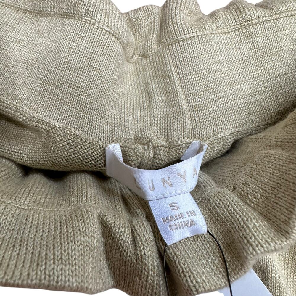 LUNYA Wide Leg Organic Cotton Silk Blend‎ Relaxed Pants Women's Size Small NWT - Picture 6 of 8